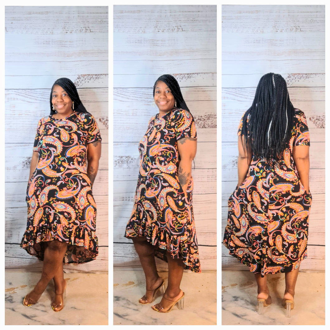 Miss Prissy Hi Low Dress