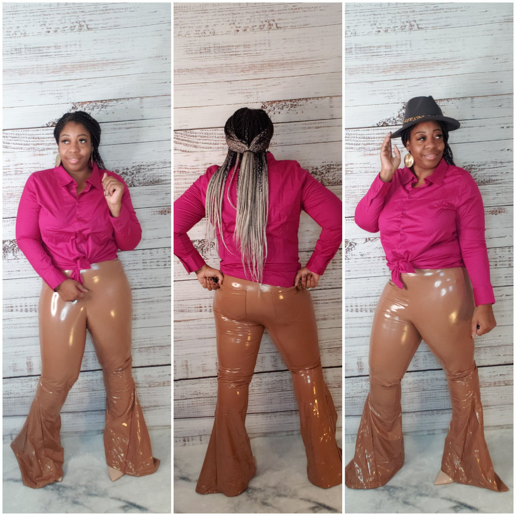 Carla Vegan Leather Pants