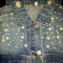 Load image into Gallery viewer, Diamond &amp; Pearl Denim Duster (PLUS &amp; REG)
