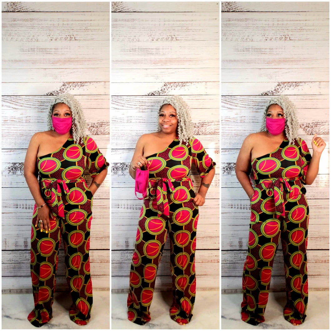 Sassy Mama Jumpsuit w/Mask