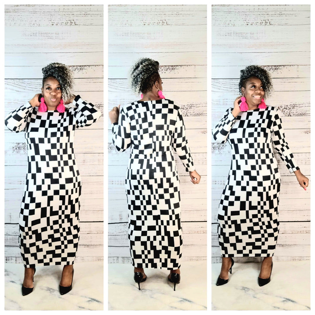 Check Me Maxi Dress