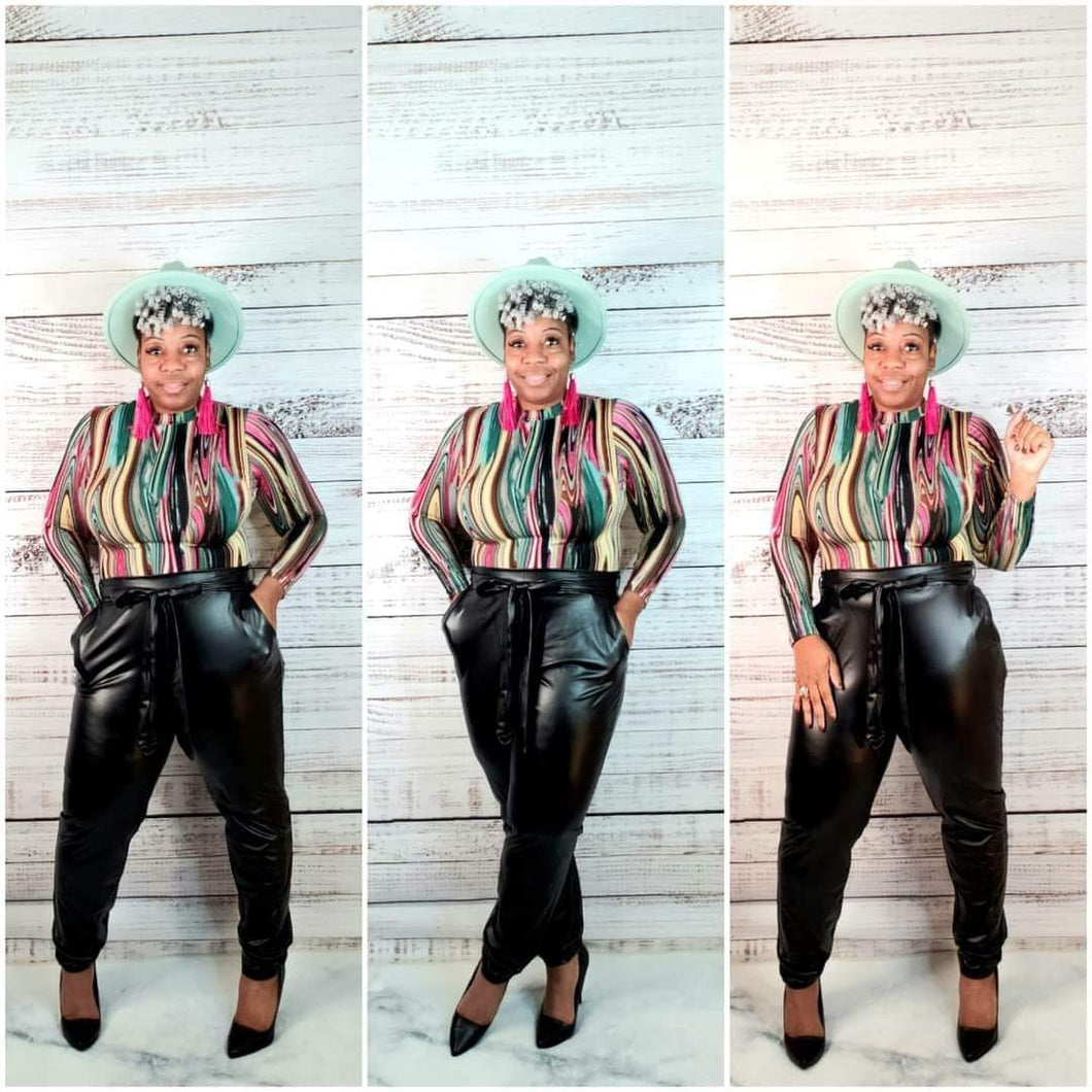 London vegan Leather pants